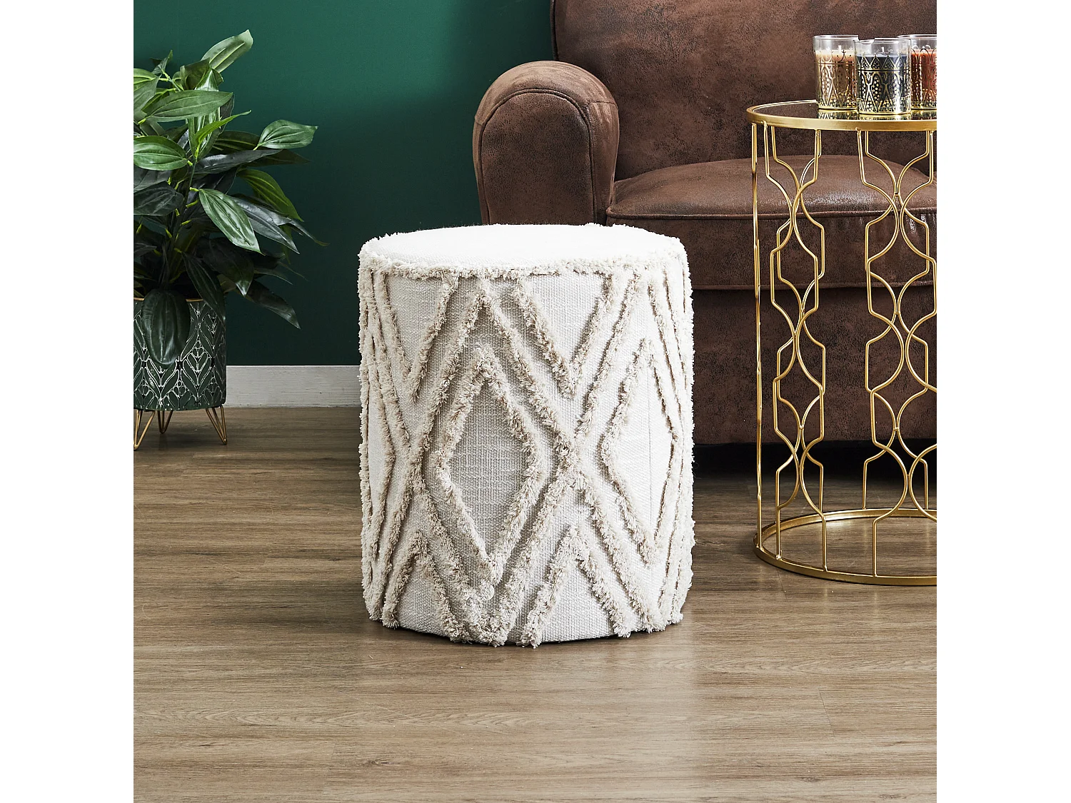 Pouf Mirage Salon Beige