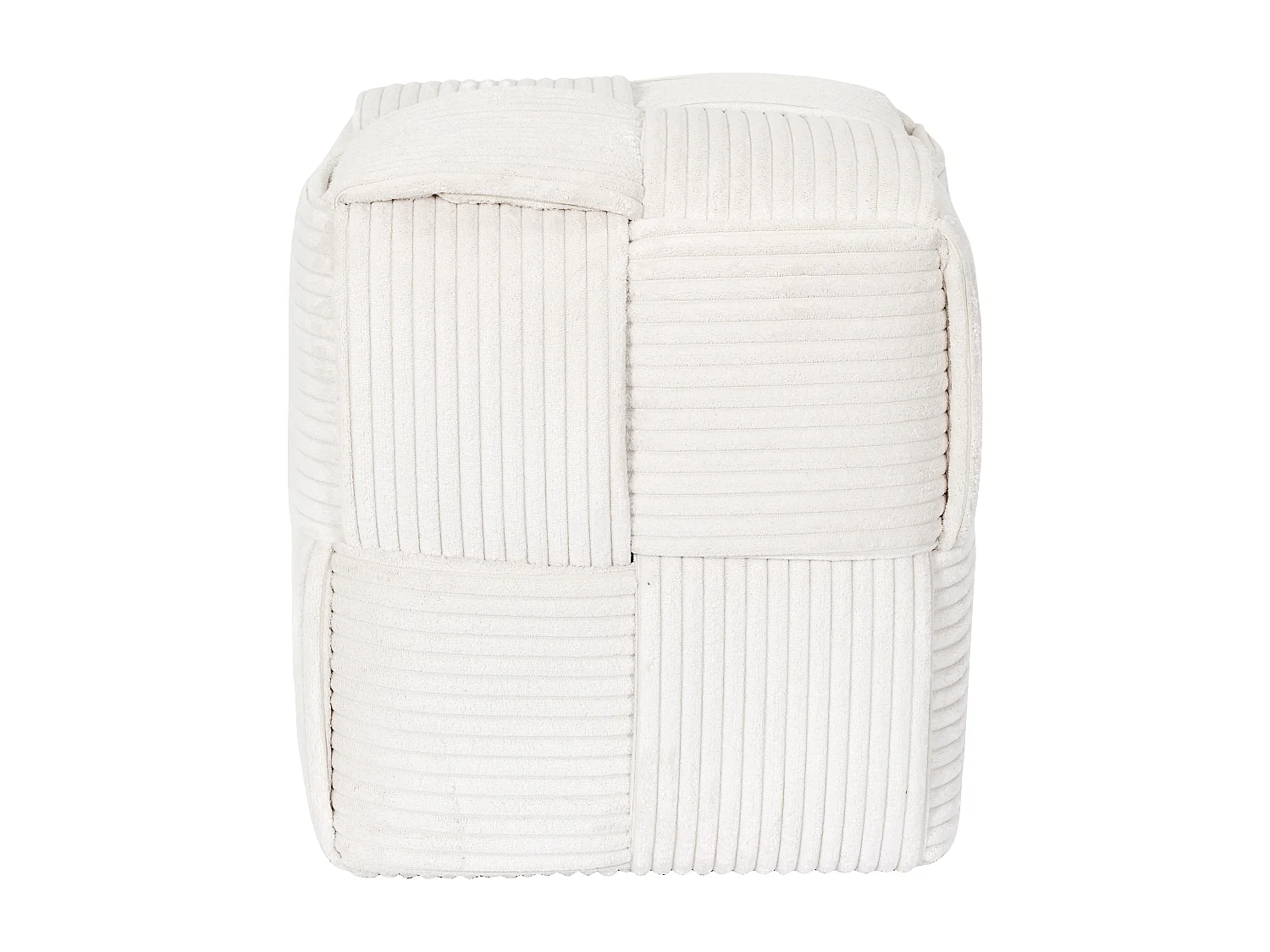 Pouf Cotele Tresse Scott Beige Beige