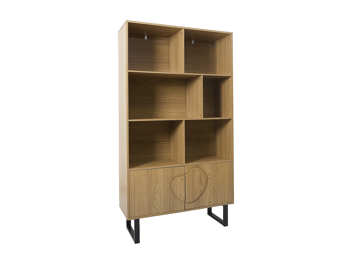 Bibliotheque Calypso Marron, Noir