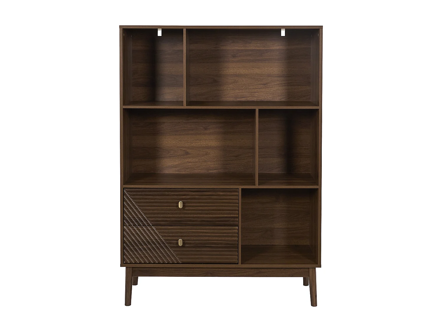 Bibliotheque Tiffany Marron