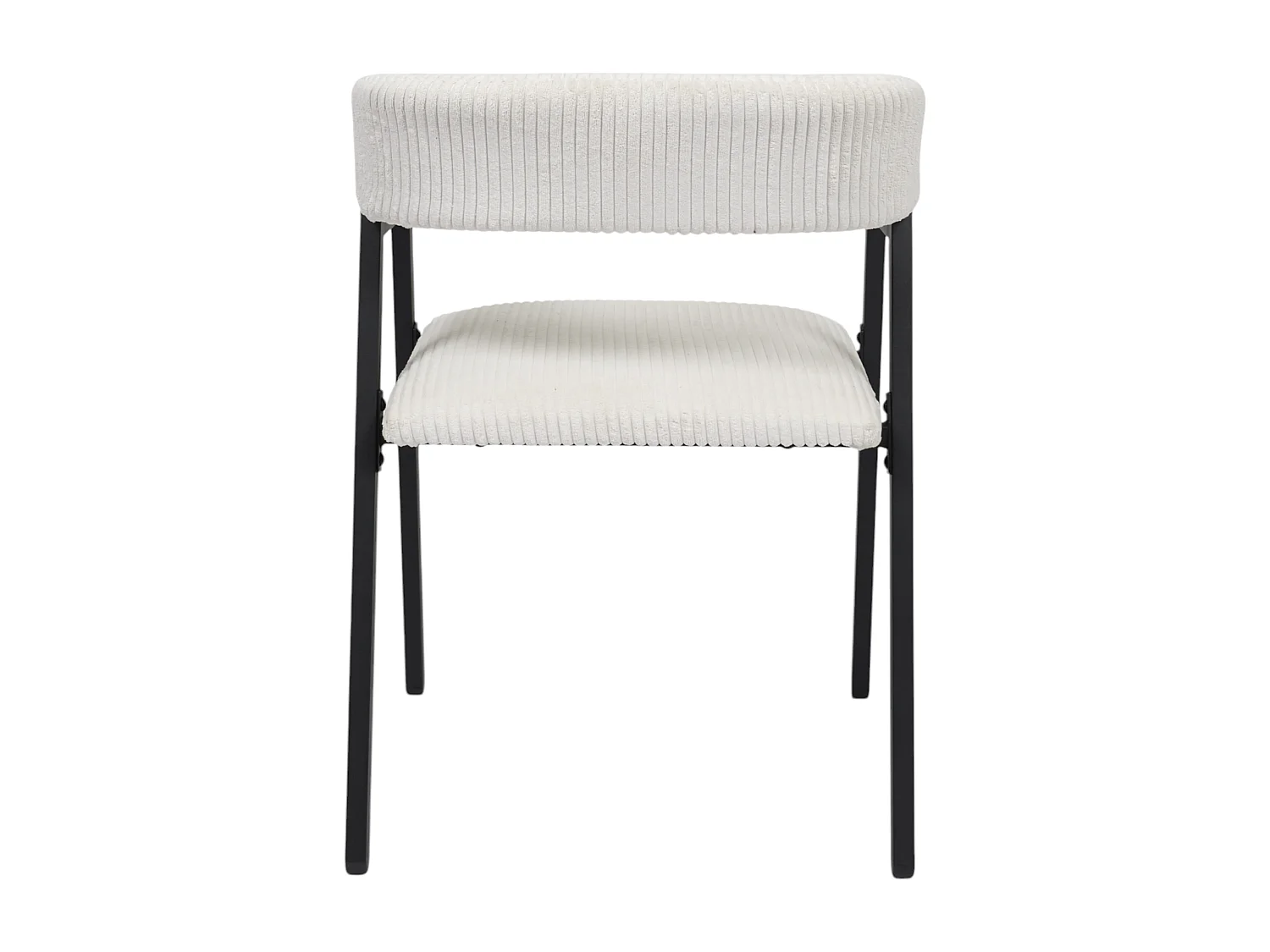 Fauteuil Design Cotele Scott Beige - Lot De 2 Beige, Noir