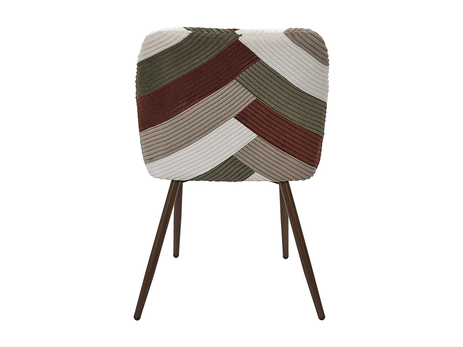 Fauteuil Patchwork Cotele Scott - Lot De 2 Beige, Gris, Rouge, Vert