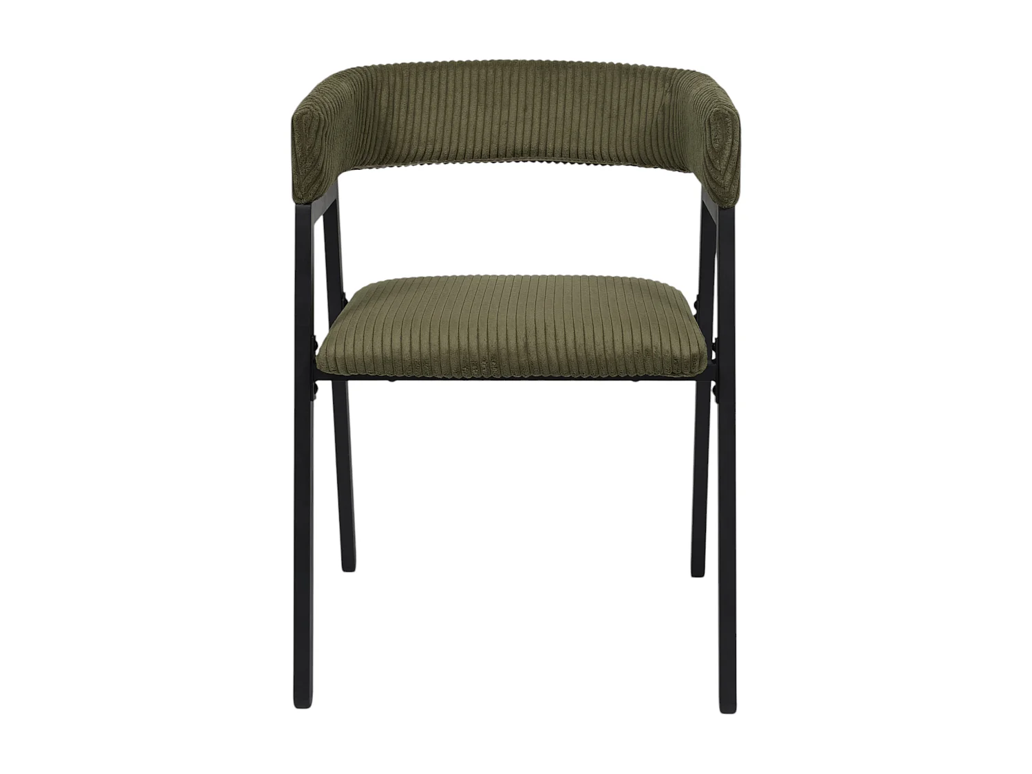 Fauteuil Design Cotele Scott Vert - Lot De 2 Vert, Noir