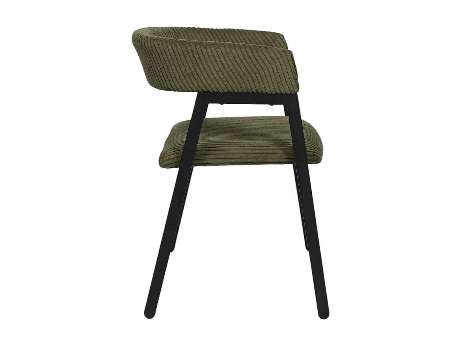 Fauteuil Design Cotele Scott Vert - Lot De 2 Vert, Noir