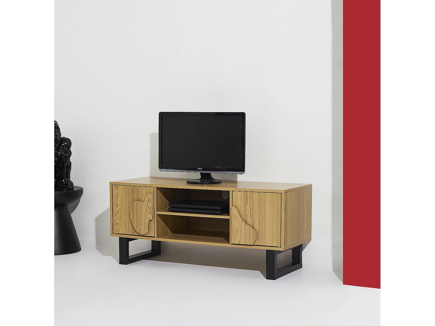 Meuble Tv Calypso Marron, Noir