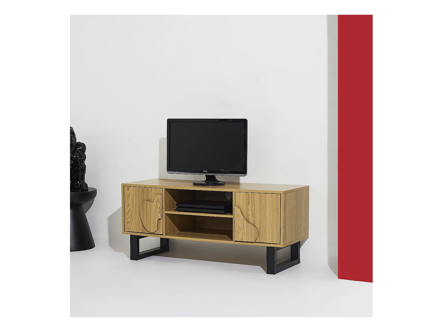 Meuble Tv Calypso Marron, Noir