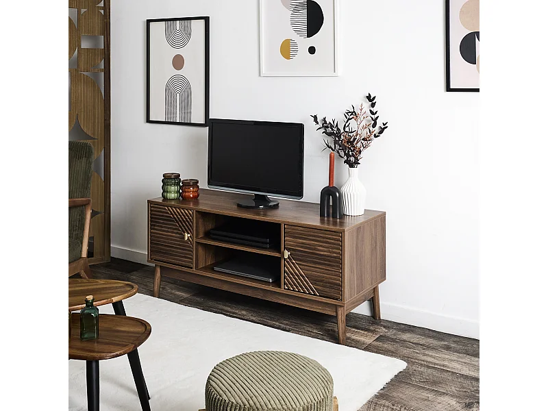 Meuble Tv Tiffany Marron