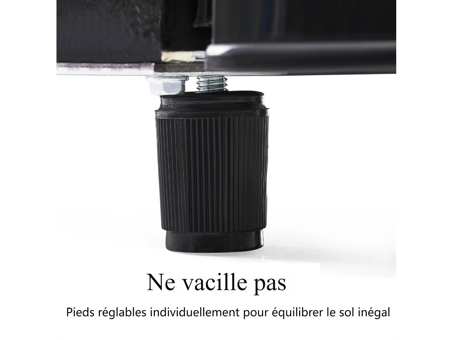 Dubbele deur koelkast met verstelbare en casters - 72L - 120KWH/jaar - Laag geluidsniveau van 39 dB - Klasse E - 45x44x91cm