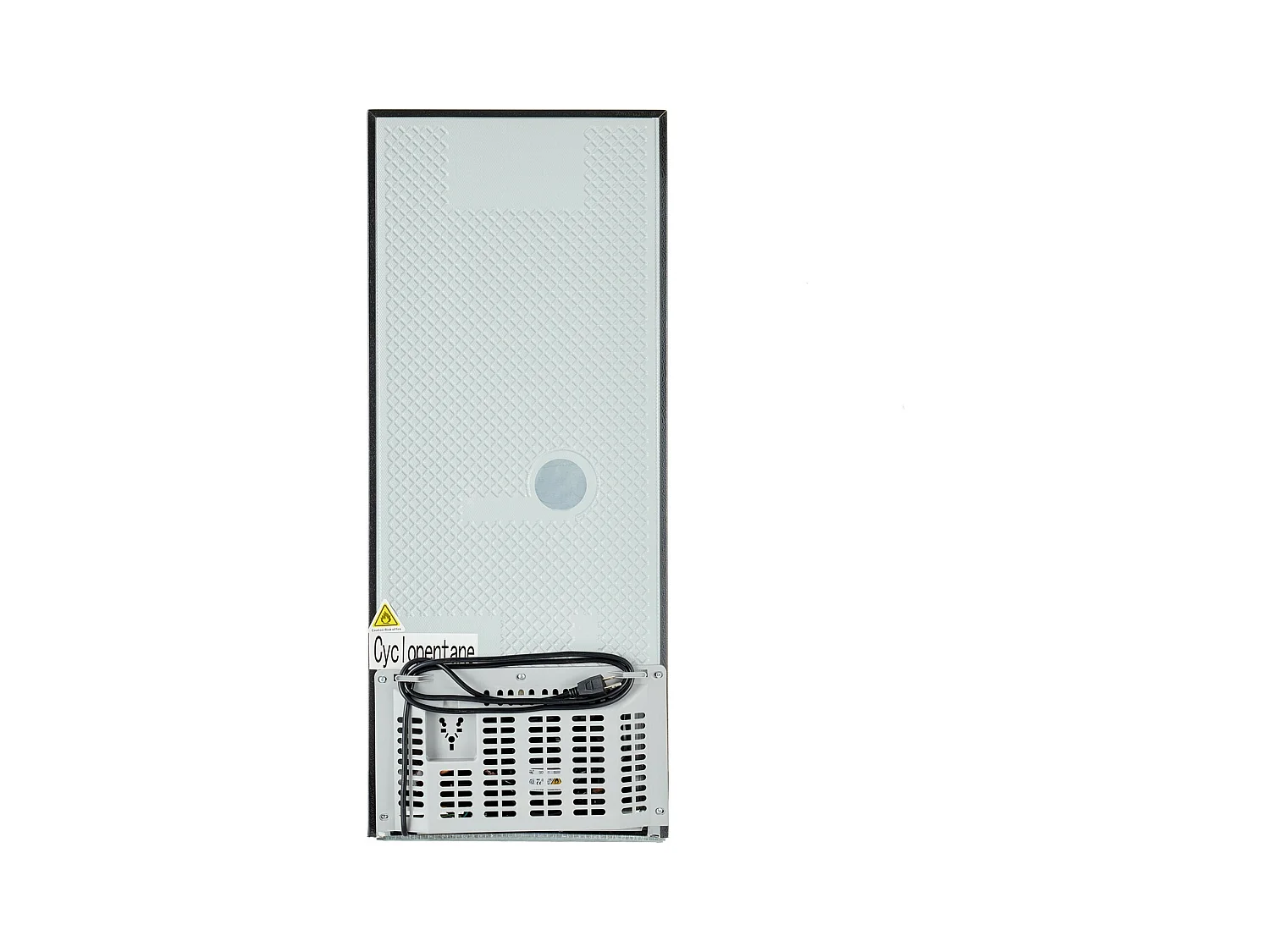 106L Réfrigérateur Argenté+noir, avec cloison en verre et pieds réglables, 7 température, -25~10 ℃, Classe d'efficacité énergétique E