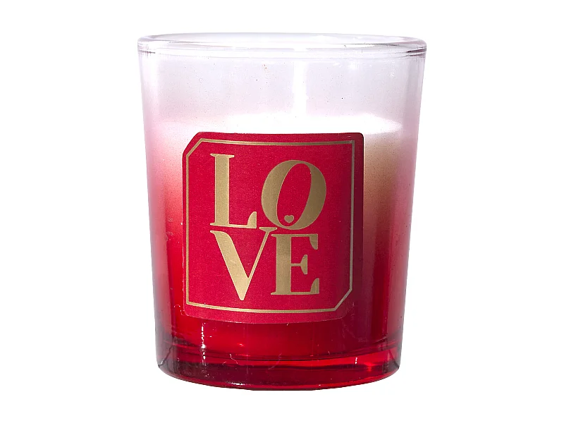 Bougie Parfumee X6 Coffret Amour Rouge