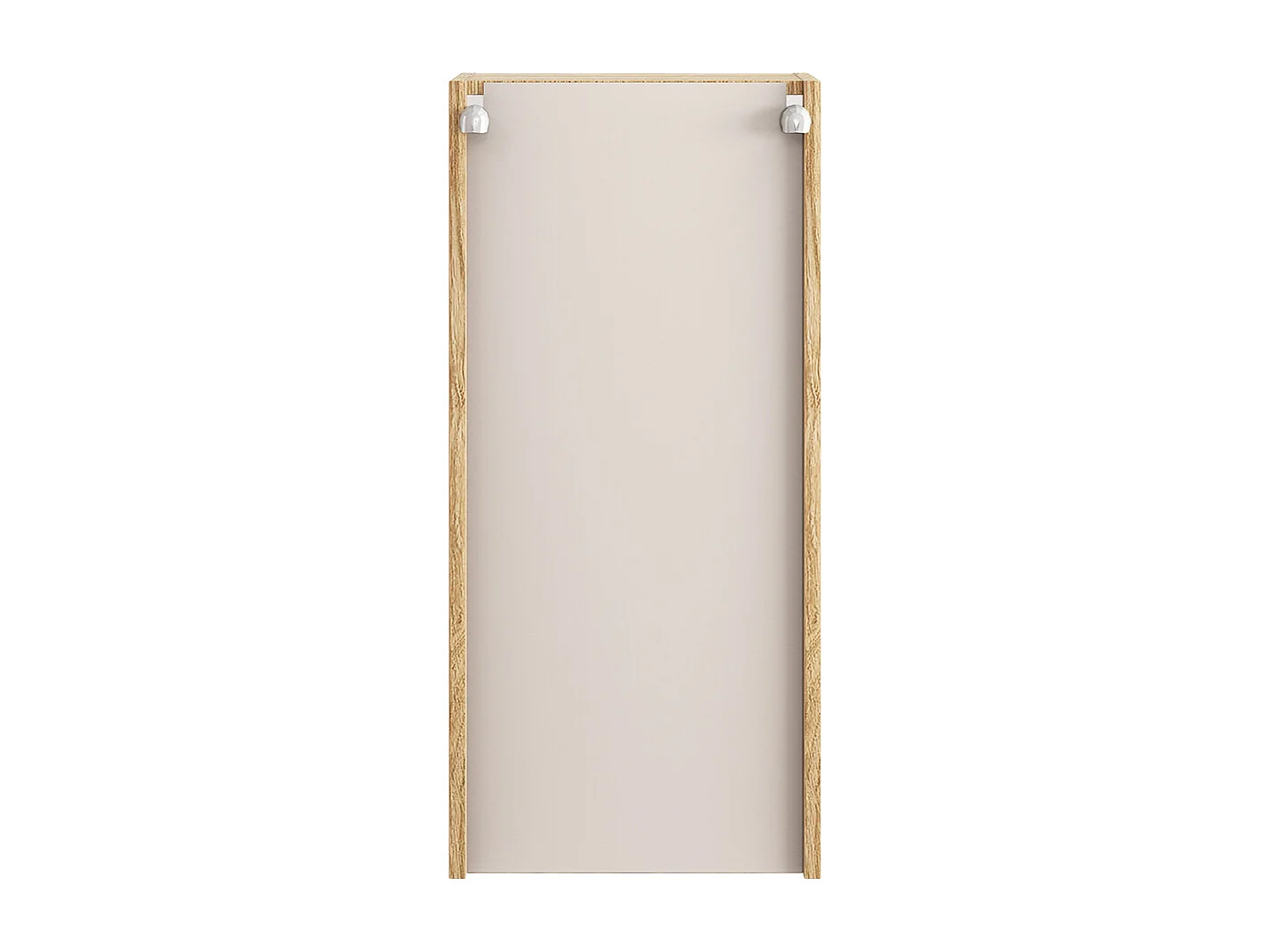 Elora Zwart en Hout 1-deurs halfzuil