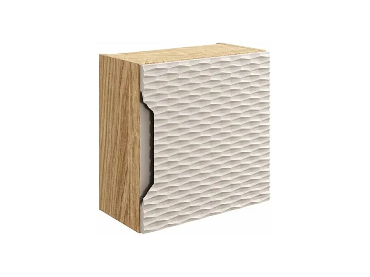 Elora Beige en Hout 1-deurs wandkast