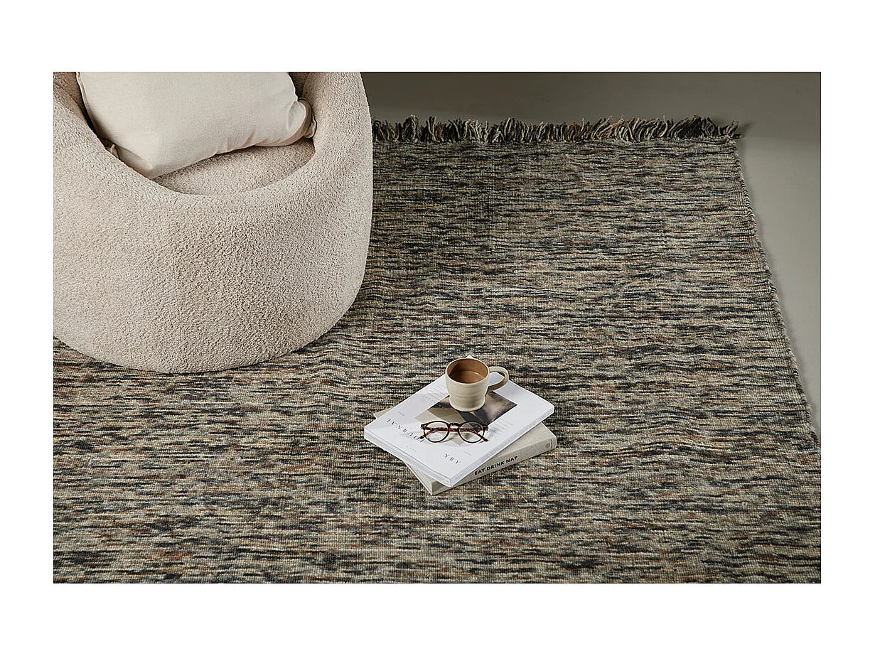 Tapis Déco en Laine "Dante" 252x350cm Multicolore