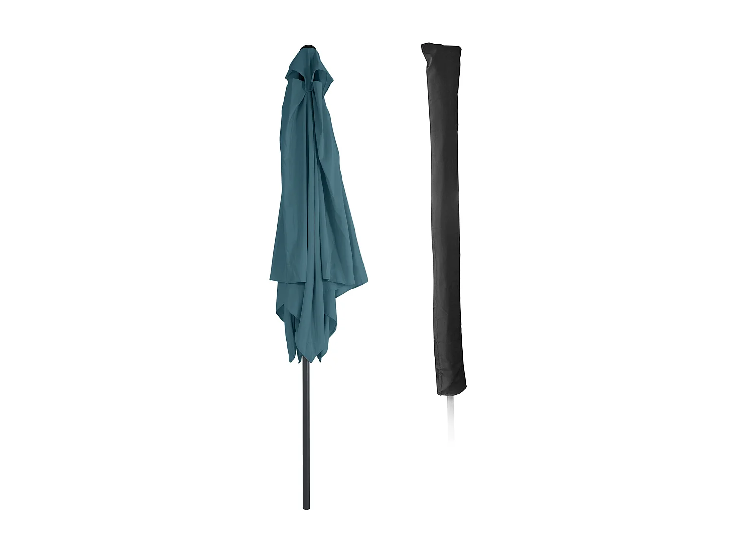 Parasol de balcon rectangulaire avec Housse de protection