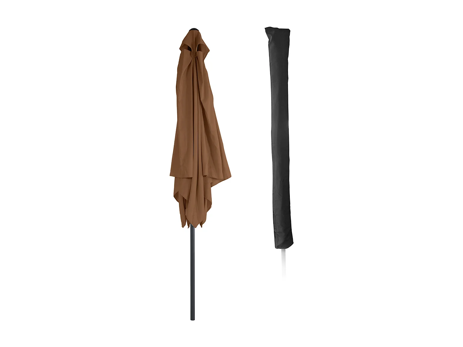 Parasol de balcon rectangulaire avec Housse de protection