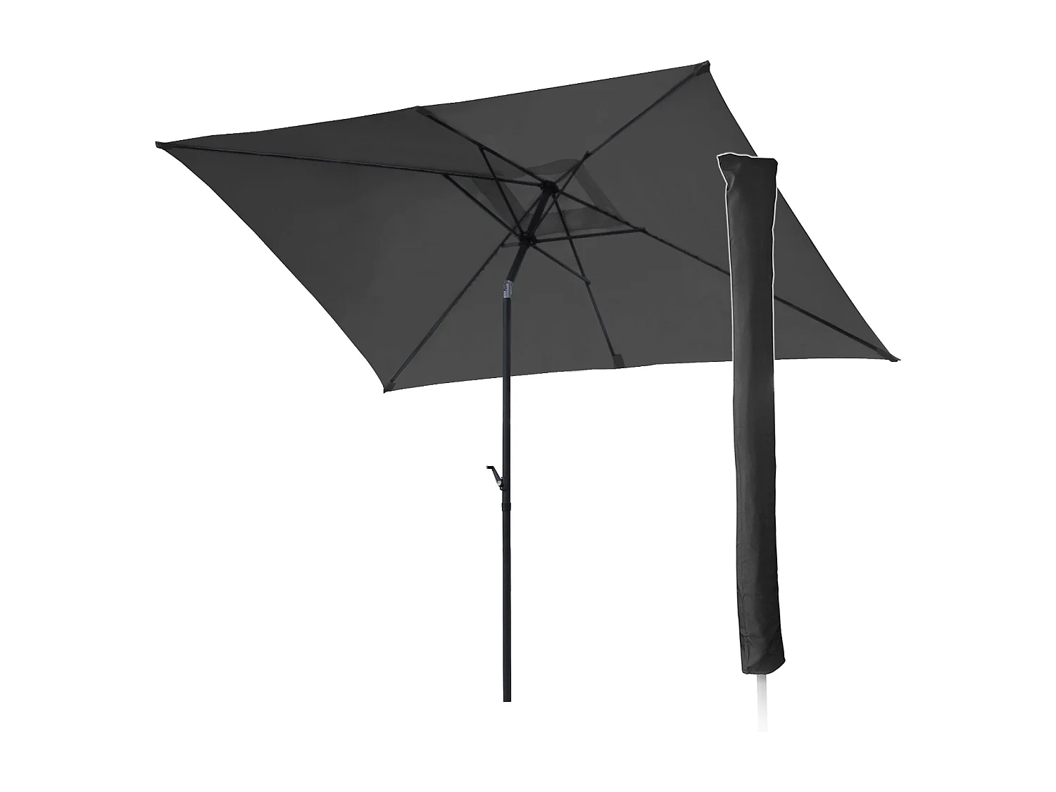 Parasol de balcon rectangulaire avec Housse de protection