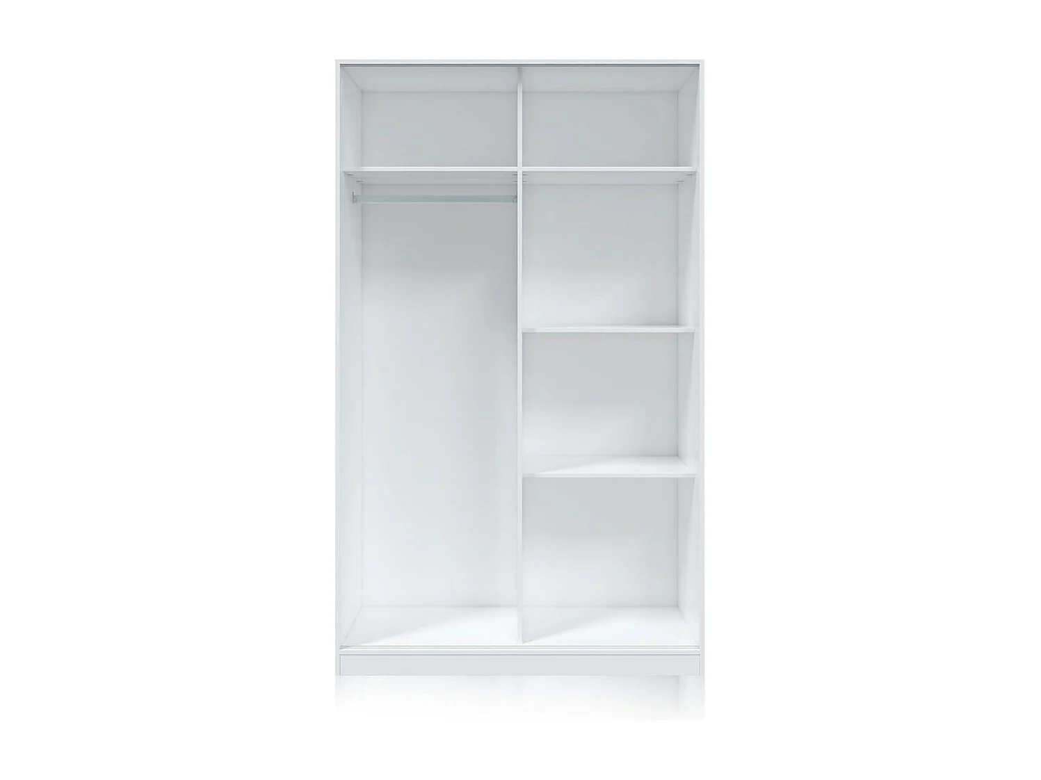 Armoire TOP Blanc Artik et Blanc Vehlo 2 Portes Coulissantes 200x120x50 cm
