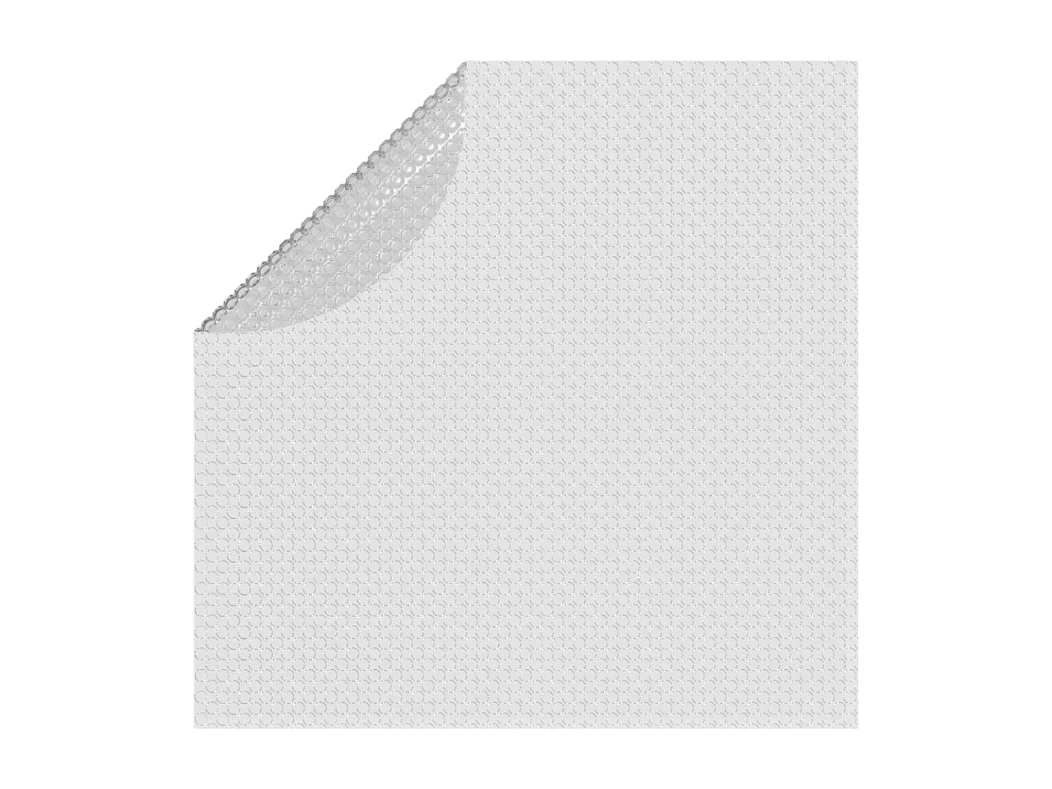 Pellicola solare galleggiante per piscina PE 300 cm Grigio