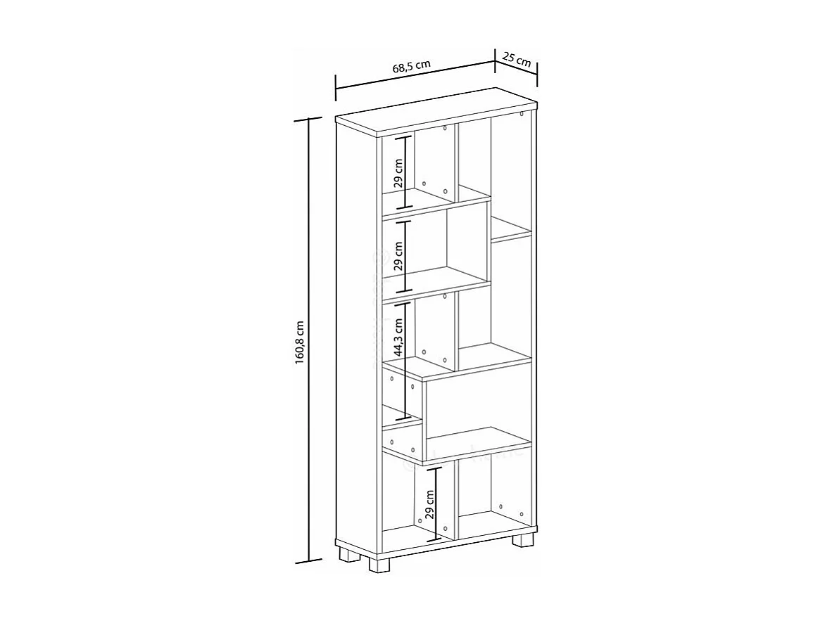 Estantería Deluxe Negro