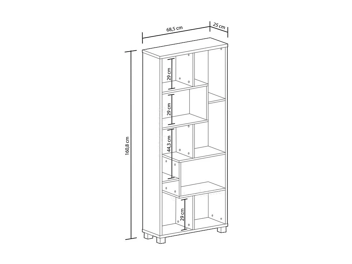 Estantería Deluxe Negro