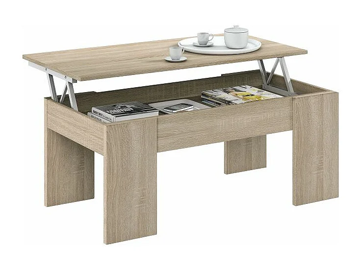 Mesa de centro elevable Low Cost Roble Canadian