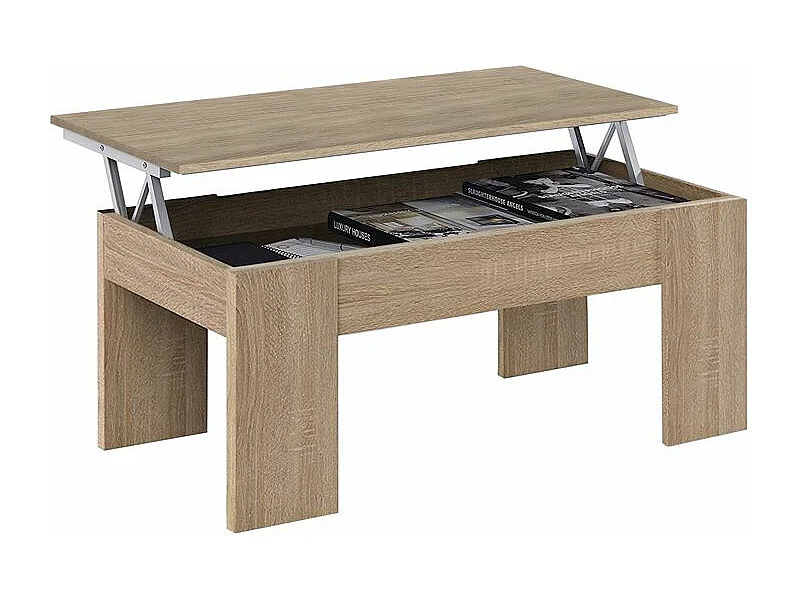 Mesa de centro elevable Low Cost Roble Canadian