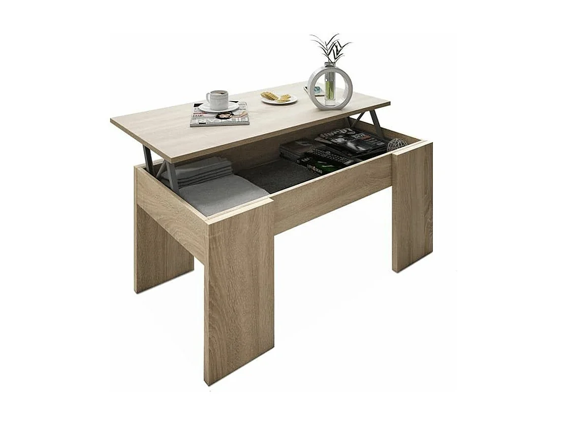 Mesa de centro elevable Low Cost Roble Canadian