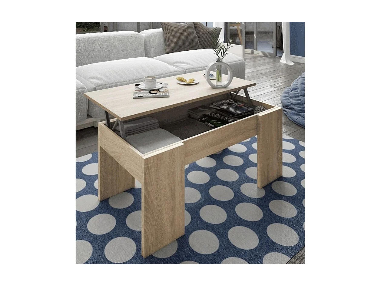 Mesa de centro elevable Low Cost Roble Canadian