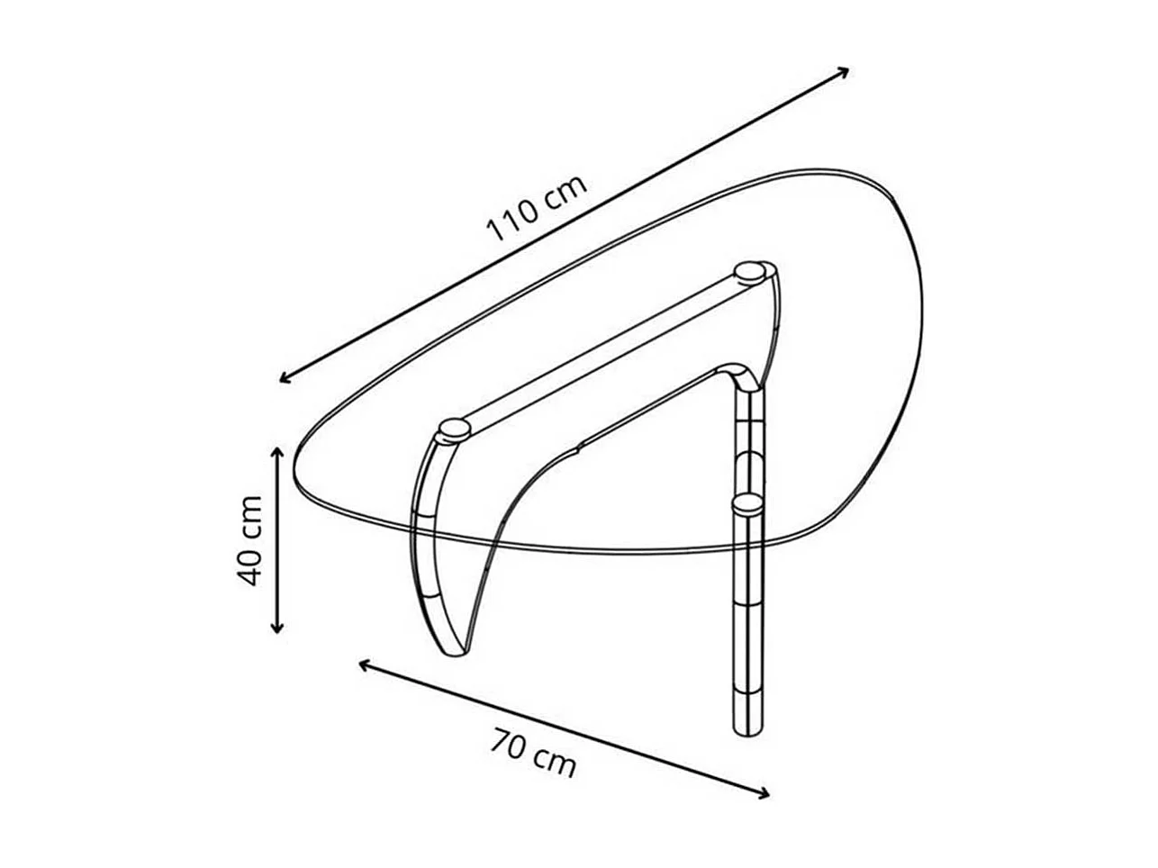 Mesa de centro Leyna