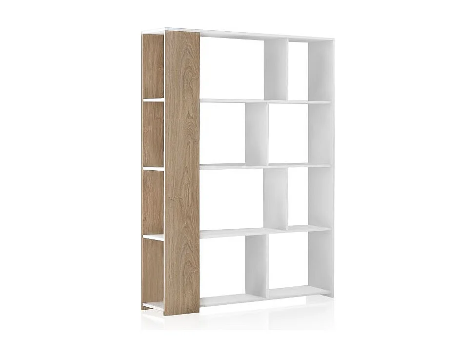 Estantería Landa Blanco - Roble