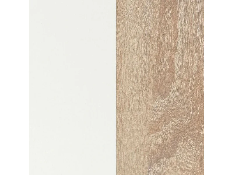 Estantería Landa Blanco - Roble