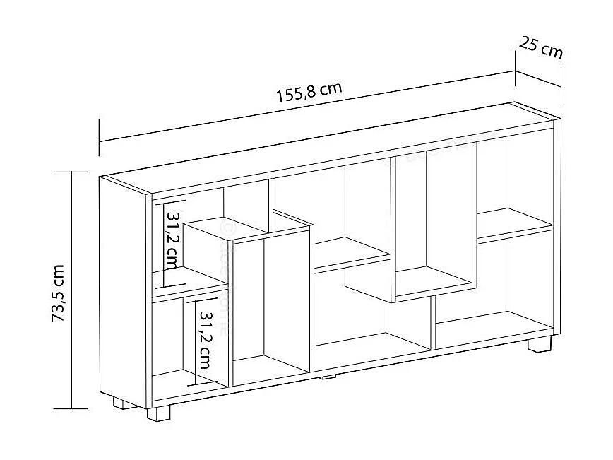 Estantería Deluxe Blanco