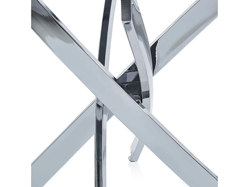 Mesa de comedor Thunder forma redonda inox Ø100x75 cm Adec