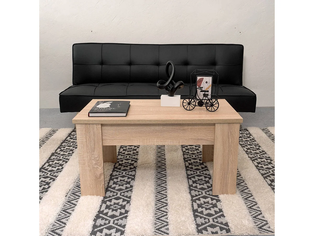Mesa de centro elevable GALA  90x50x46 cm - CAMBRIA