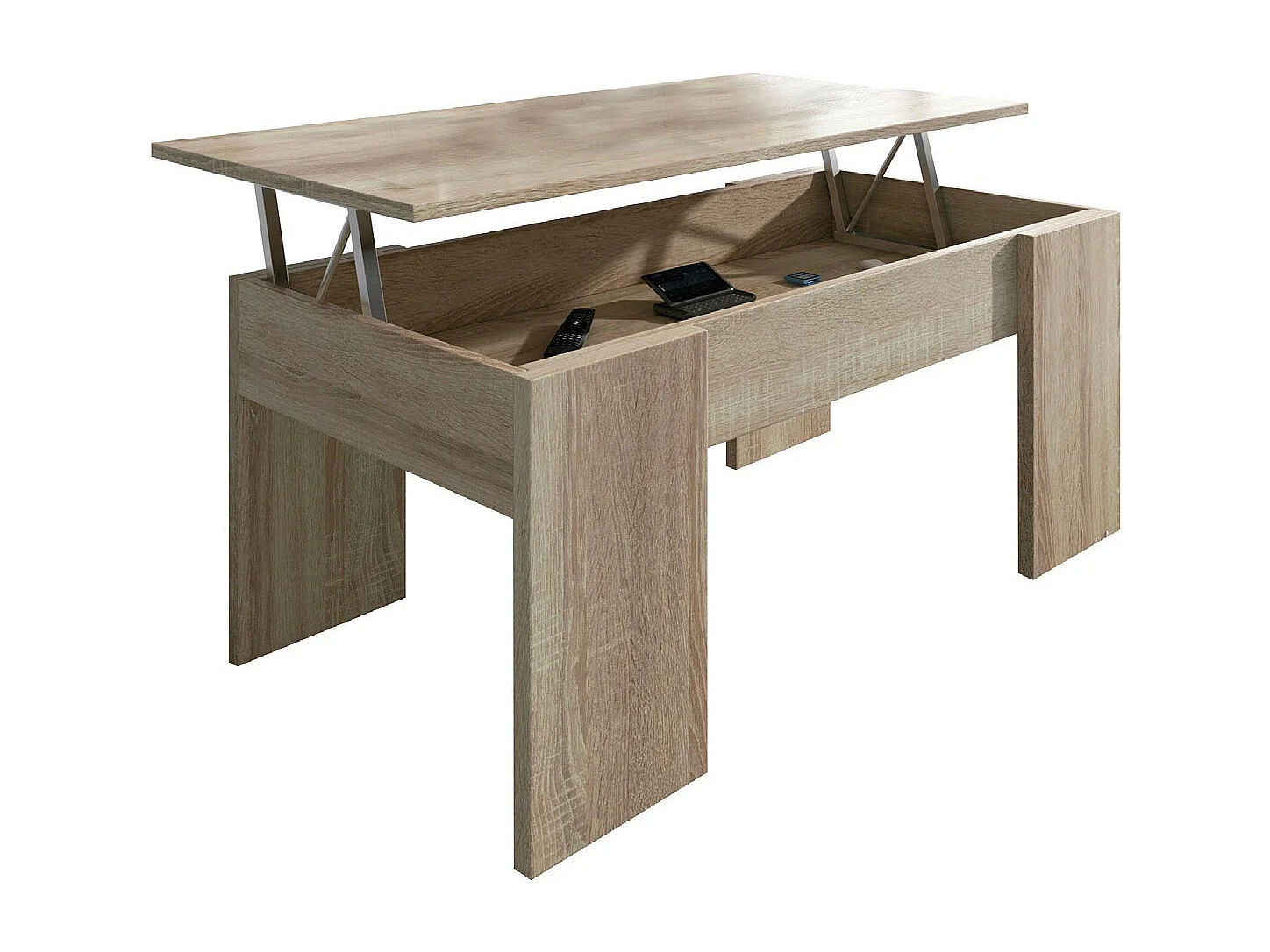 Mesa de centro elevable GALA  90x50x46 cm - CAMBRIA