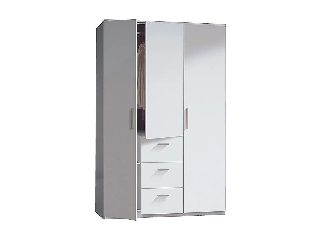 Roupeiro Roupeiro 3 portas Blanco Brillo