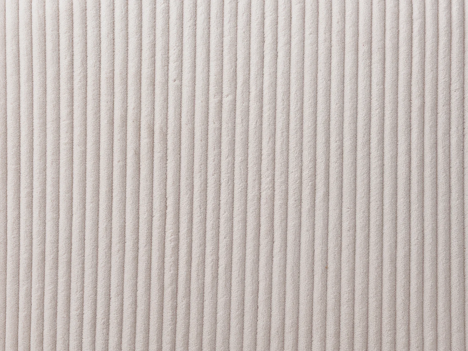 Lot de 6 chaises en velours côtelé et métal noir - Beige - ALAYIS