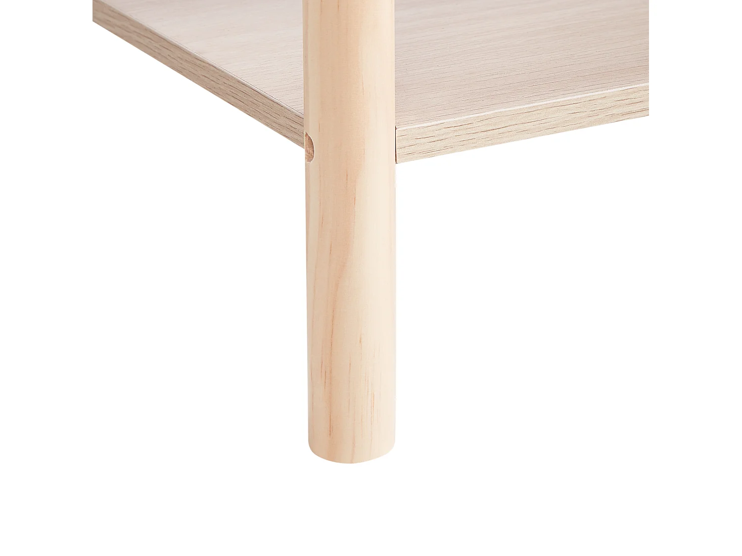 Table de nuit à 1 tiroir HOLDERVILLE Marron clair