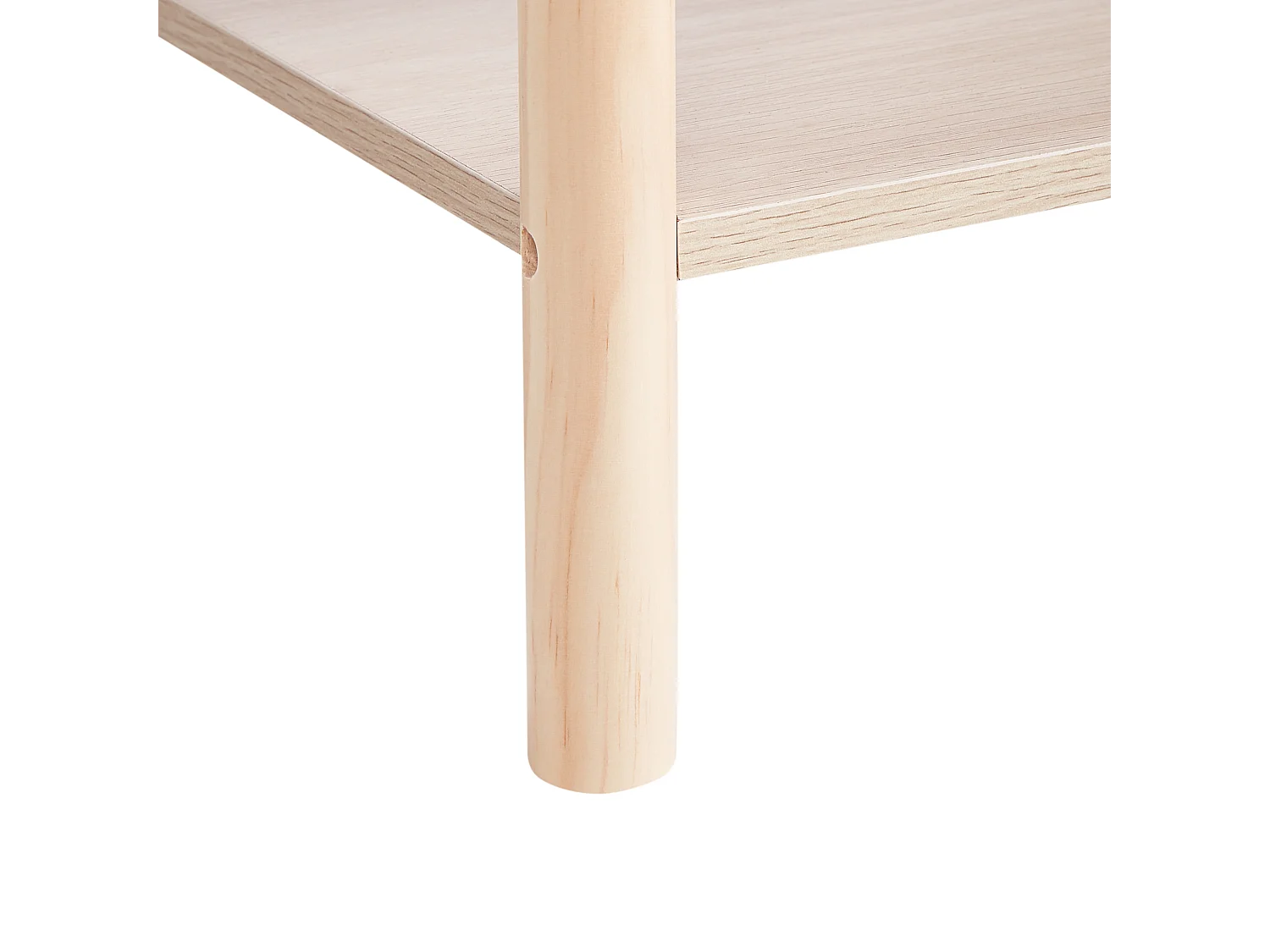 Table de nuit à 1 tiroir HOLDERVILLE Marron clair