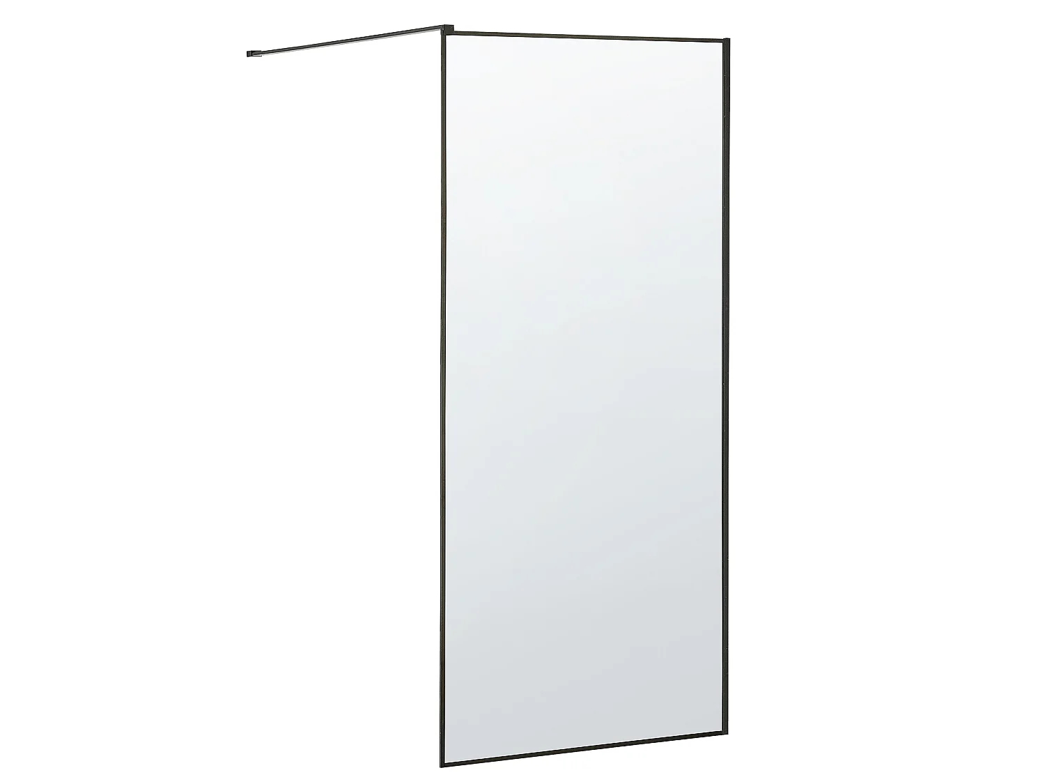 Douchescherm WASPAM II 100 x 190 cm Zwart