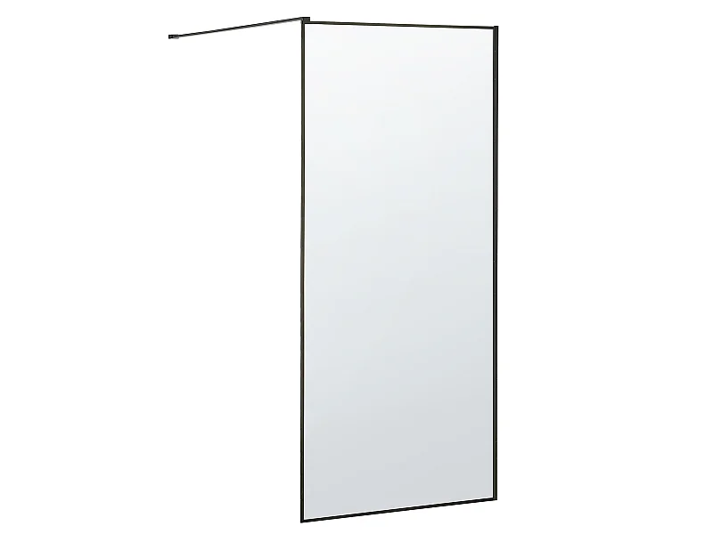 Parete doccia WASPAM II 100 x 190 cm Nero
