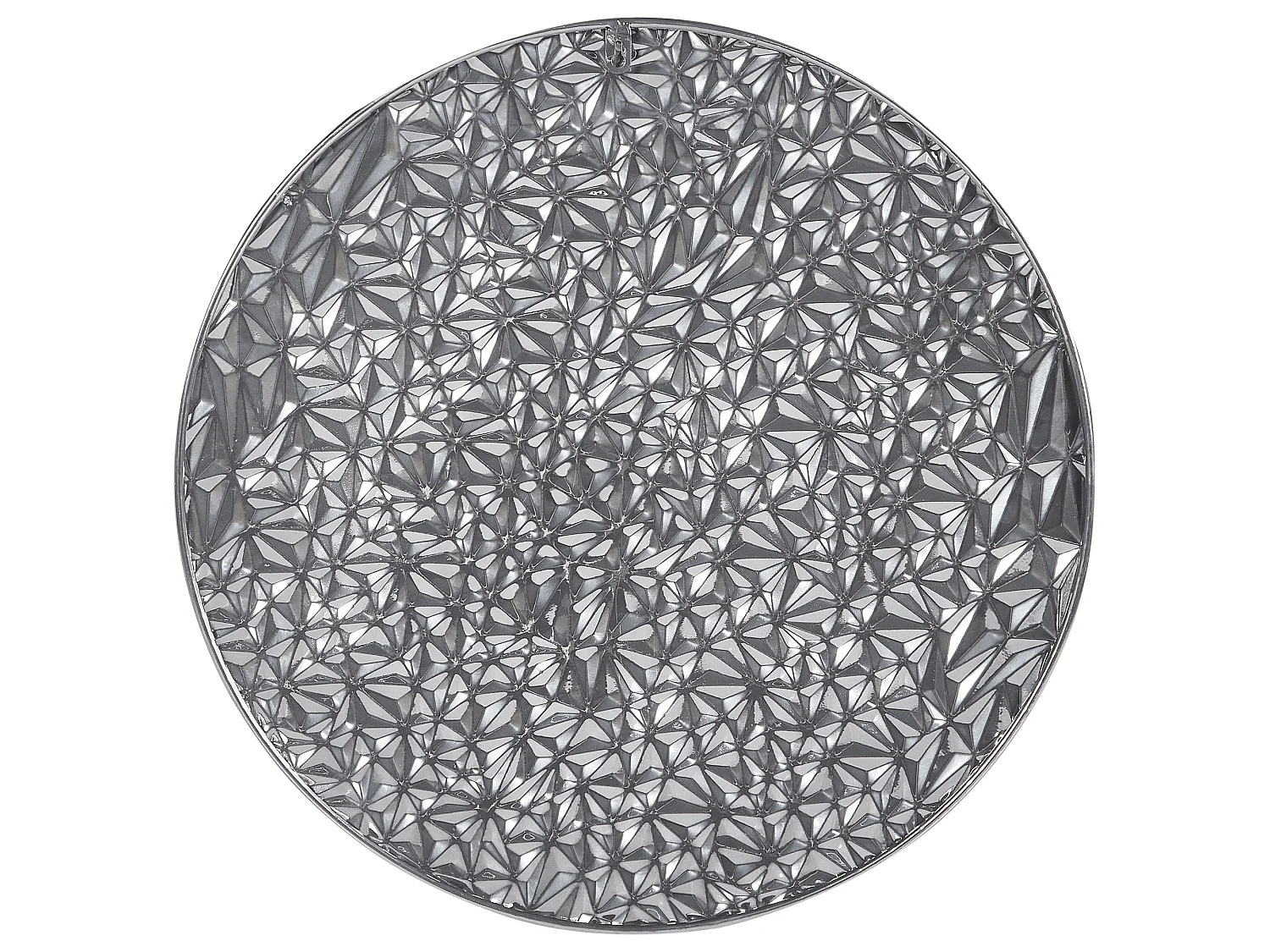 Wall Decor MOSCAVIDE Metal 60 cm Silver