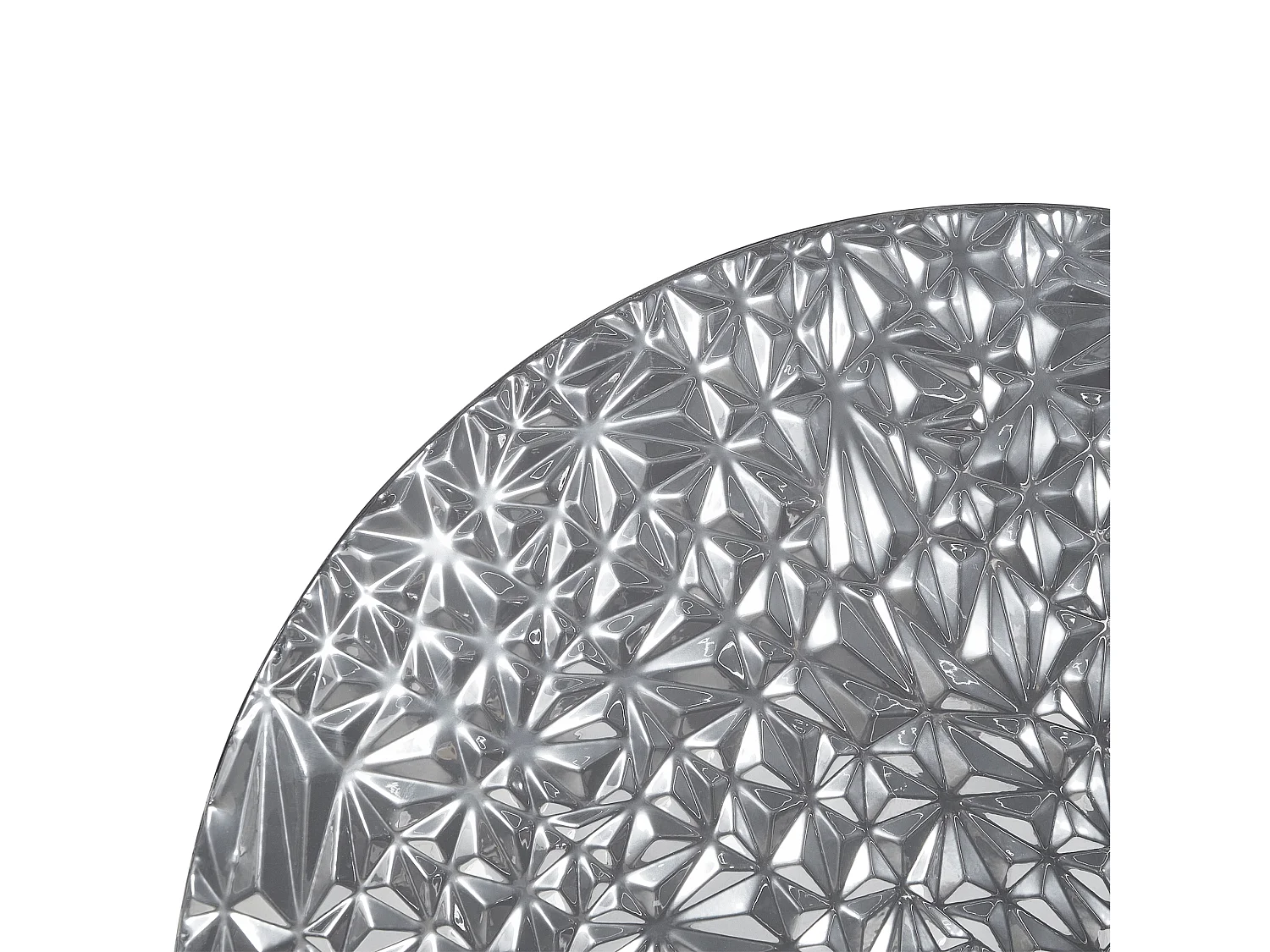 Wall Decor MOSCAVIDE Metal 60 cm Silver