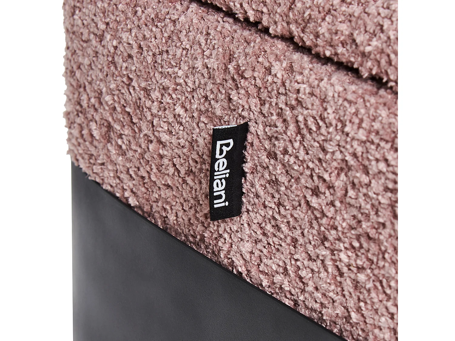 Bank met opbergruimte WARREN Chenille Roze