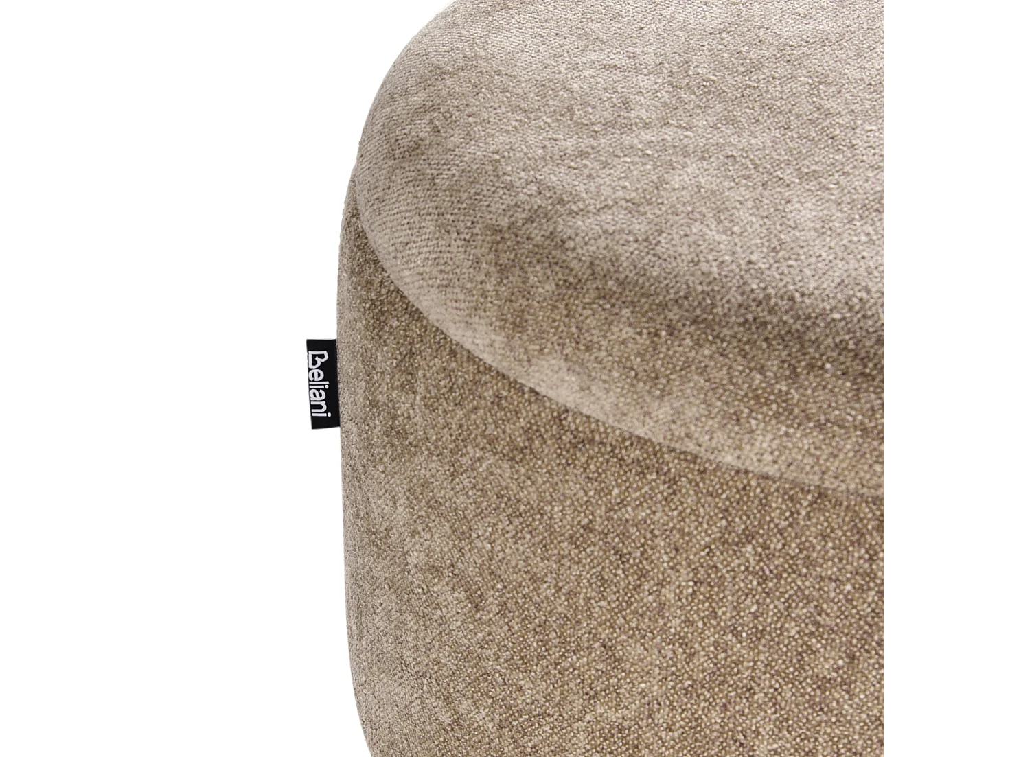 Bank met opbergruimte OKLAHOMA Chenille Lichtbruin