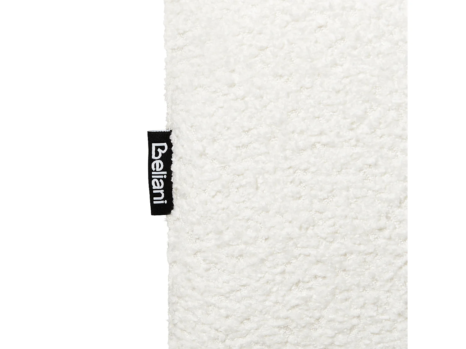 Upholstered Bench CAREY Chenille Off-White