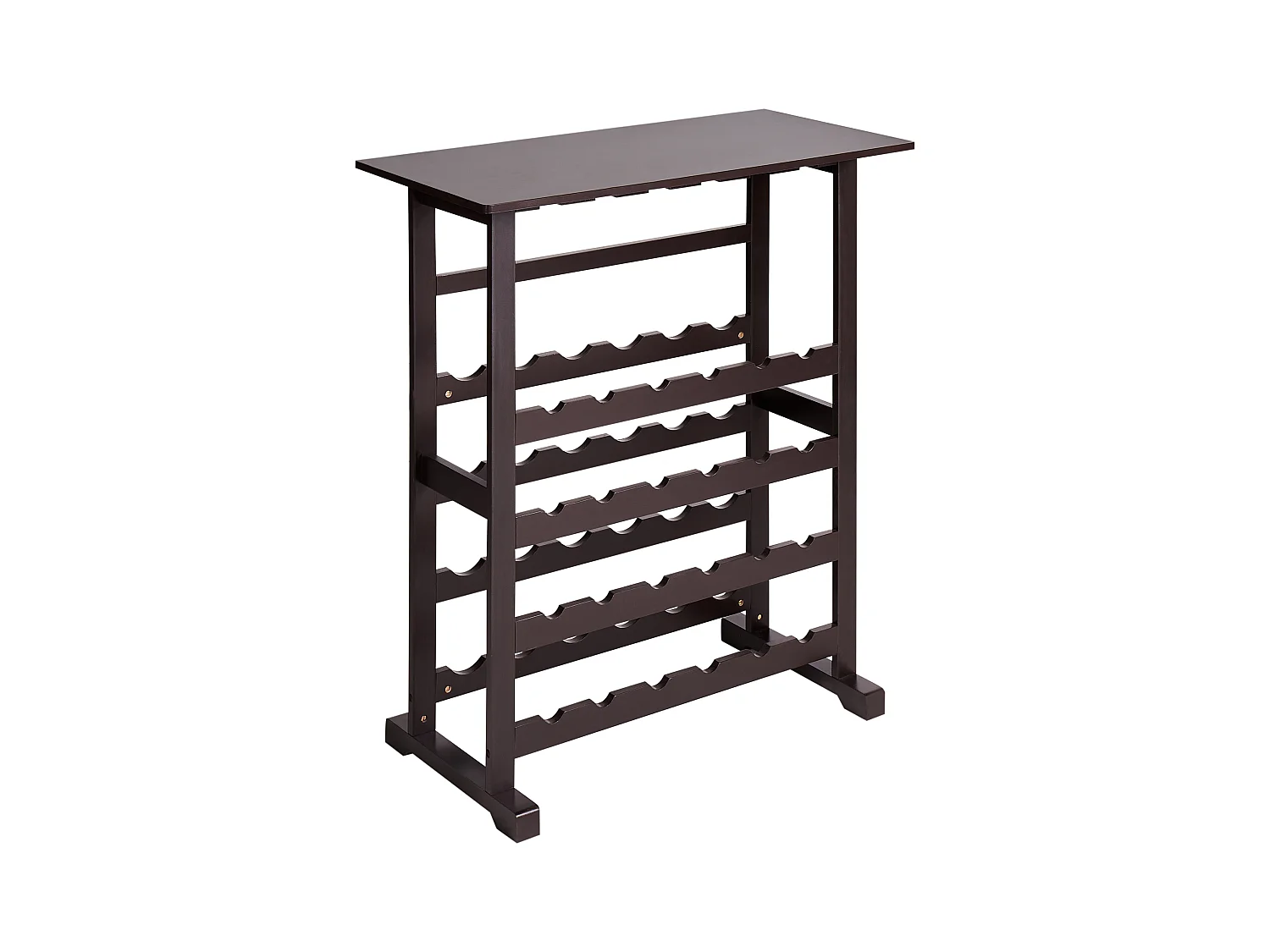Porte-bouteille ROWLEY Marron foncé