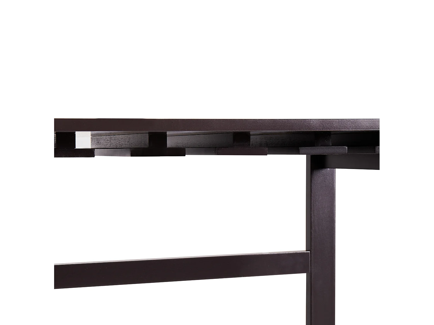 Wine Rack ROWLEY Dark Brown