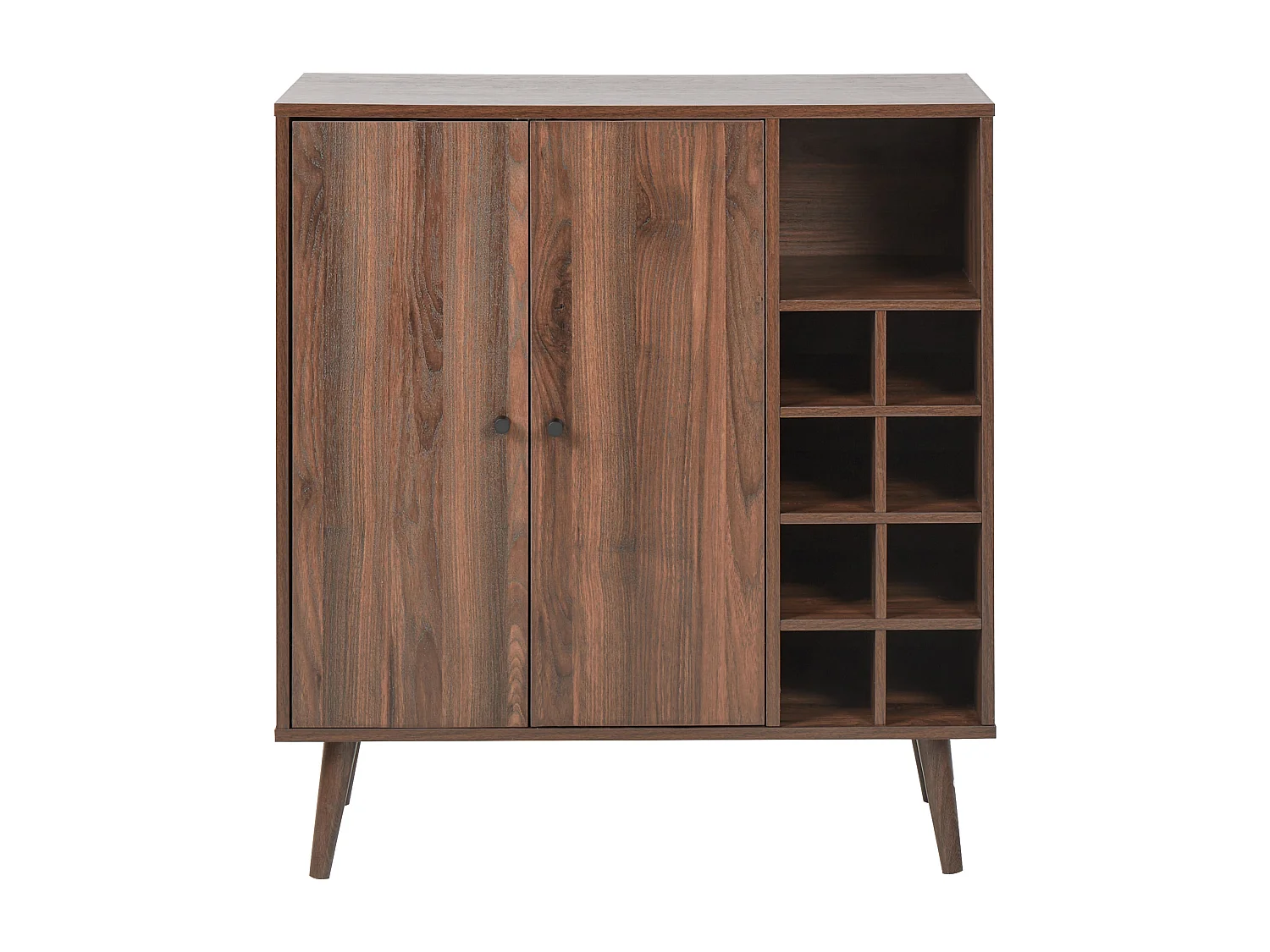 Armoire à vin TULLAMORE Marron foncé