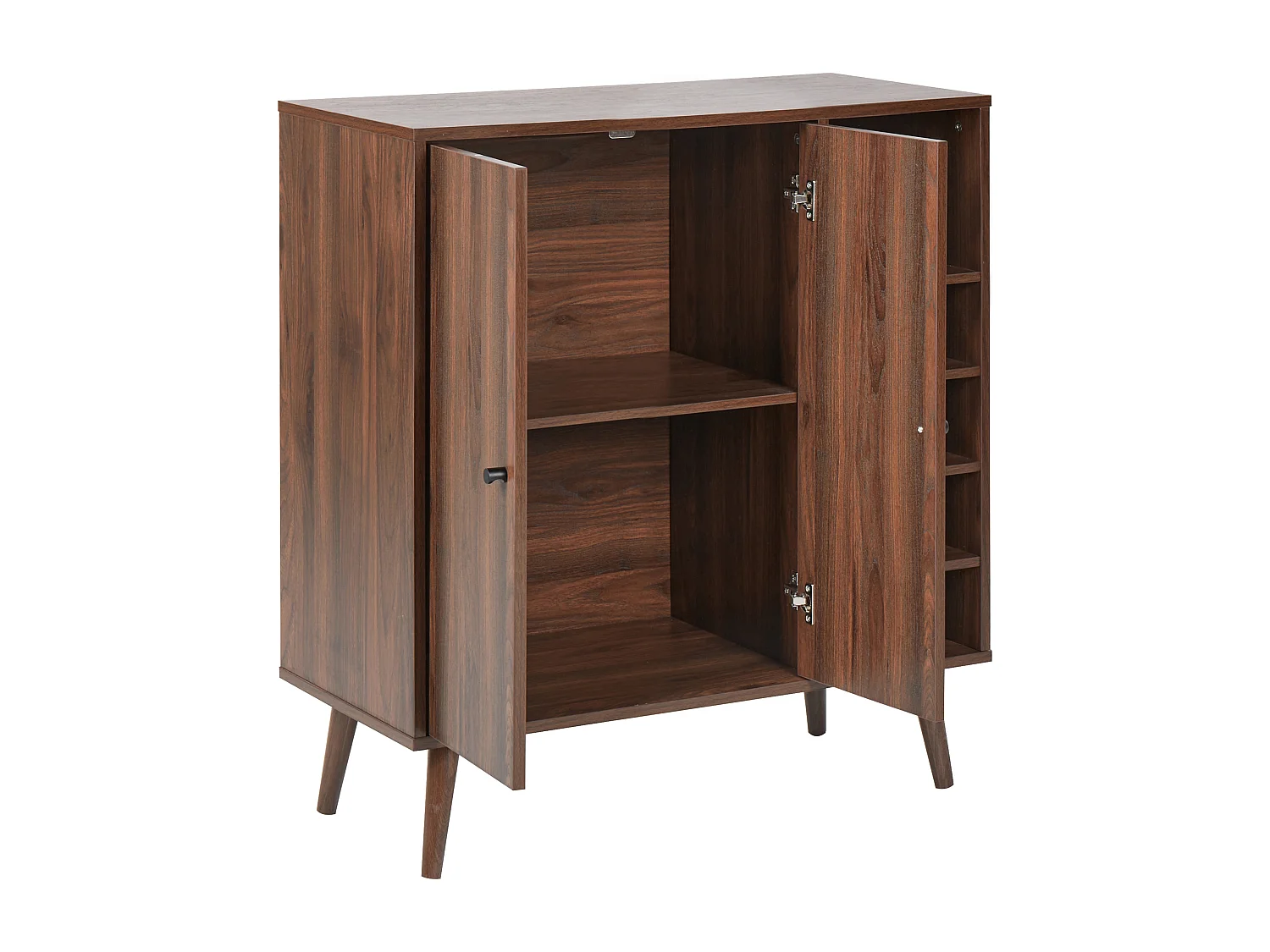 Armoire à vin TULLAMORE Marron foncé